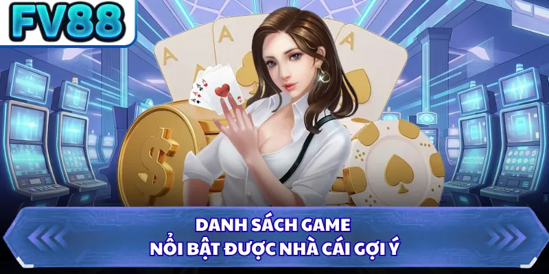Danh sách game nổi bật được nhà cái gợi ý 