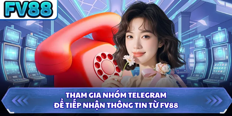 Tham gia nhóm Telegram để tiếp nhận thông tin từ FV88 