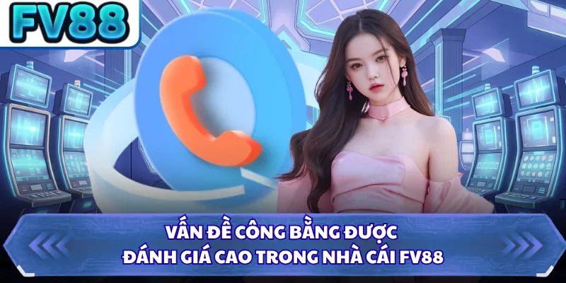 Vấn đề công bằng được đánh giá cao trong nhà cái FV88 